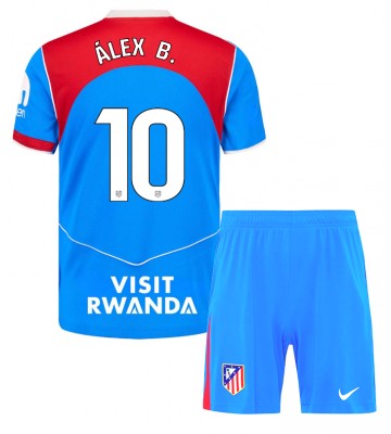 Atletico Madrid Alex Baena #10 Tredjetrøje Børn 2025-26 Kortærmet (+ Korte bukser)
